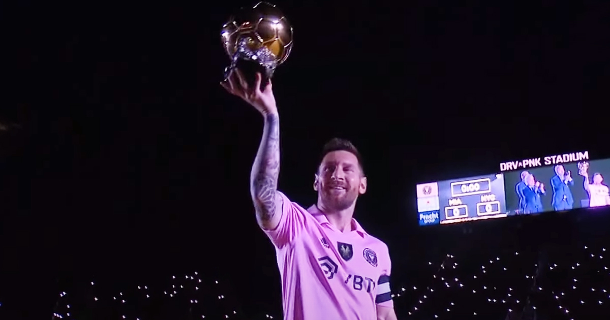 Lionel Messi Celebrates Ballon d'Or Win as Inter Miami Falls to NYCFC